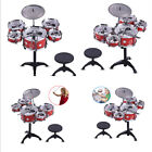 US 1-2 Pc Kid Toddler Drum Set Kit Musical Percussion Instrument Educational Toy