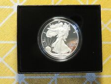 2022 W Proof Silver Eagle Coin Type 2 In Hand 1 oz Coin Mint Box & COA