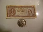 1981ONE CENT QUEEN ELIZABETH II HONG KONG CURRENCY BANKNOTE NOTE BANK A17