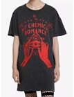 My Chemical Romance Women's Spirit Board Tee T-Shirt Dress in Black Vintage Wash
