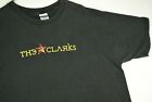 Vintage The Clarks Rock Band Concert Tour T Shirt Pittsburgh Black Mens XL