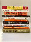 Lot of 10 Business Motivational Sales Health Books Seth Godin, Tony Robbins+