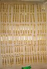 Lot of 100+ Plastic Crystal Clear Chandelier Lamp Icicle Prisms Hanging Pieces