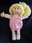 25th Anniversary BLONDE Hair Blue Eye PONYTAIL Cabbage patch Kid DOLL OUTFIT LOT