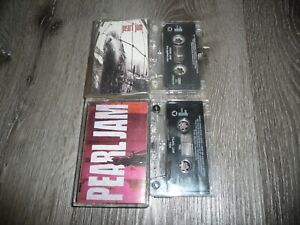 Pearl Jam Ten + Vs Album Cassette Vintage Lot Music Rock Band Grunge. As is
