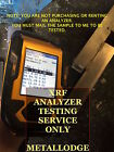 XRF METAL ANALYSIS TESTING THERMO NITON XL3 XRF ANALYZER SERVICE ONLY