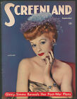 Screenland Magazine September 1944 ~ Lucille Ball ~ Ava Gardner ~Joan Crawford