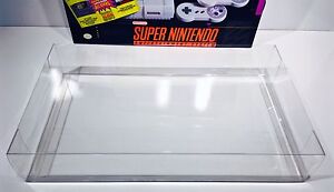 1 Console Box Protector For SNES SUPER SET   Super Nintendo Display Case Boxes