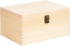 New ListingExtra Large Rectangle Unfinished Pine Wood Box Natural DIY Craft with Hinged Lid