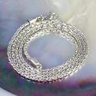 22” Handmade Chain Necklace Sterling Silver with Lobster Claw & Eye Clasp 13.12g