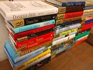 Lot of 10 Danielle Steel Romance Set Popular Series Hardcover HCDJ HB Books MIX
