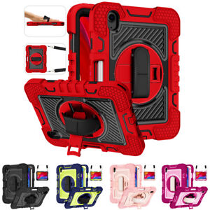 For iPad 9th 8th 7th 6th Generation Heavy Duty Stand Shockproof Soft Case Cover