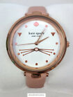 NEW Kate Spade Holland Cat Pink Blush Vachetta Leather Strap Watch KSW9049 NIB