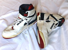 2002 Nike Air Revolution white navy red sz 9.5 men leather shoes lightly worn