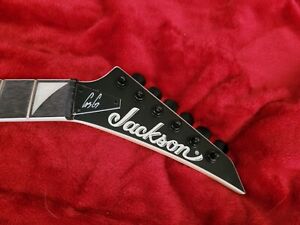 New ListingJackson Gus G Signature Guitar Neck 24 Frets Sharkfins Fretboard Binding +Tuners