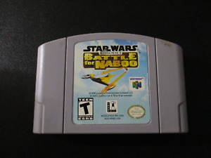 Nintendo 64 Used Game N64 Star Wars Episode I Battle for Naboo