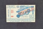 1961 Atlanta Festival 250 Infield Ticket Stub, NASCAR race but USAC Ticket?
