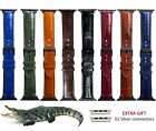 Apple Watch Leather Band Men Series 7 6 5 4 3 SE 38/40/41mm 42/44/45mm Handmade