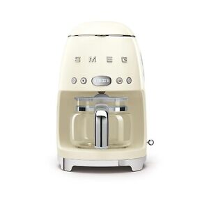 Smeg DCF02CRUS Cream 50's Retro Style Drip Coffee Machine (Open Box)