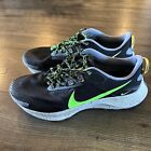 Nike Pegasus Trail 3 Black Green Strike Men's Running Shoes Sneakers DA8697 004