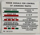 Air Force / FAA Control Tower Signals for Airdrome Traffic Aircraft Sticker
