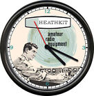 Heathkit Amateur Radio Hamm Equipment Tube Dealer Sales Sign Wall Clock