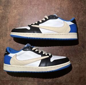 Size 8 - Travis Scott Fragment Nike Air Jordan 1 Low OG Blue  - NO BOX
