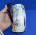 New Listing5 inch Polished Cow/Buffalo Viking/Medieval  Beer Drinking Mug #47976