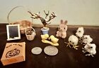 Easter And Halloween Lot Dollhouse Vintage 35 Years Old