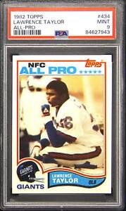 1982 Topps #434 Lawrence Taylor Rookie PSA 9