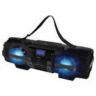 Emerson Dual Subwoofer Bluetooth Boombox with CD/CD-R/CD-RW Player and Subwoofer