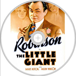 The Little Giant (1933) pre-Code crime comedy, Edward G. Robinson, Mary Astor