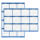 2023-2024 Academic Wall Calendar 24x36 Erasable Mid Year Wall Planner Dry Erase