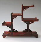 Nice Chinese suanzhi wood carved put small curio stand/shelf or Anique display