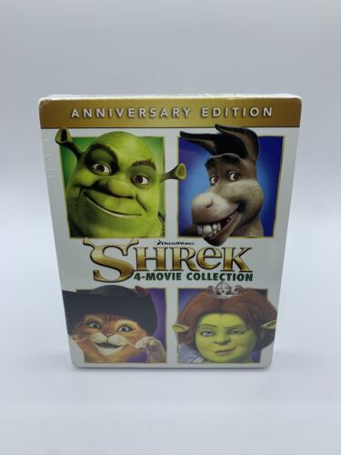 Shrek The 4-movie Collection Blu-ray Mike Myers *FACTORY SEALED*