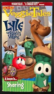 VeggieTales - Lyle the Kindly Viking A Lesson in Sharing (VHS, 2001) Tested