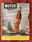 Rare MOTOR Automotive Car Magazine January 1956 James Jordan Service