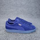 Puma Classic Sneaker Mens Size 8 Elektro Blue Gold Suede Shoes Casual Trainer