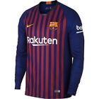 NWT NIKE FC Barcelona 2018 Long Sleeve Jersey Men’s Medium 919061-456 MSRP $125