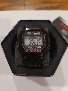 Casio G Shock DWX 5600 Glide Black Tough Solar Tide Moon With NATO Adapters