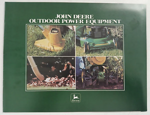 VTG John Deere Outdoor Power Equipment Brochure Sales Ad - 1980