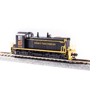 Broadway Limited N P4 SW7 Diesel DTS #116/blkyelred DC/DCC Sound