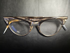 Vintage Shuron 12k gold filled, cat eye eyeglasses decorative frames 1/10 18 m/m