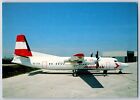 Airplane Postcard Austrian Air Services Airlines Fokker 50 OE-LFB CA15