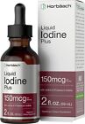 Liquid Iodine Solution Drops | 2 Fl Oz | 150 Mcg | Iodine & Potassium Iodine Sup