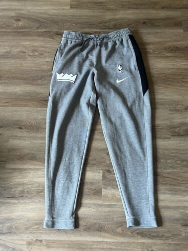 Nike Engineered NBA Sacramento Kings Warm Up Pants Grey Men Size Medium