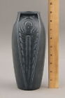 Antique Arts & Crafts Rookwood American Pottery Buttressed Peacock Feather Vase