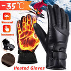 USB Heated Gloves Waterproof Hand Warm Touchscreen Skiing Gloves for Men
