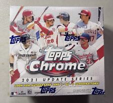 New Listing2021 Topps Chrome Update Baseball Factory Sealed Mega Box MLB Free Shipping