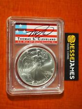 2021 SILVER EAGLE PCGS MS70 CLEVELAND AMERICANA FIRST DAY OF ISSUE FDI TYPE 2